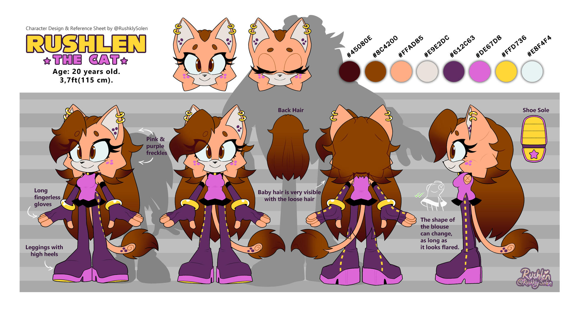 Rushlen The Cat Reference Sheet 2026 Pt1 Rushlen The Cat Reference Sheet 2026 Pt1